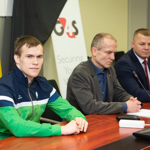 Lietuvos imtynių federacijos spaudos konferencija  © G. Skaraitienės / Fotobanko nuotr.