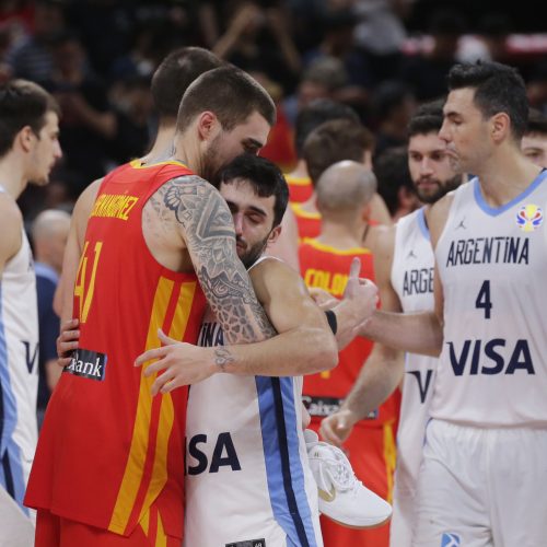 Pasaulio krepšinio čempionato finalas: Ispanija – Argentina  © Scanpix nuotr.