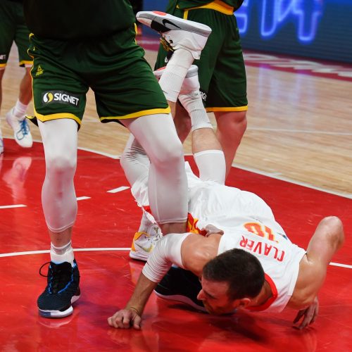 Pasaulio krepšinio čempionatas: Ispanija – Australija  © Scanpix nuotr.