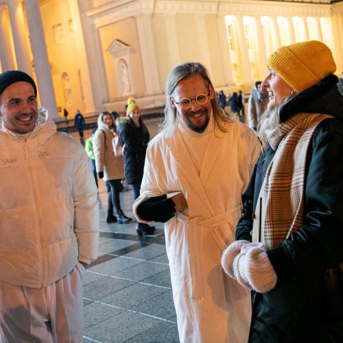 „The Roop“ eisena iki Vilniaus kalėdų eglutės  © P. Peleckio / „BNS Foto“ nuotr.