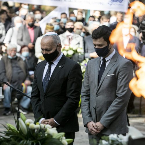 Genocido aukų pagerbimas Panerių memoriale  © P. Peleckio / Fotobanko nuotr.