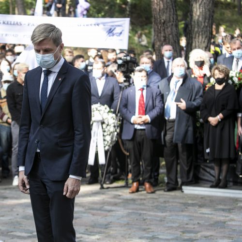 Genocido aukų pagerbimas Panerių memoriale  © P. Peleckio / Fotobanko nuotr.