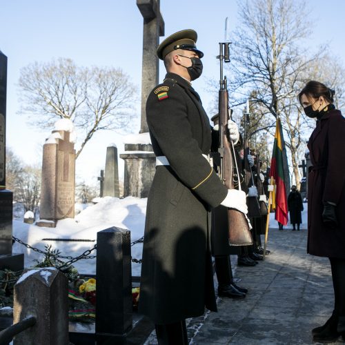 Nepriklausomybės Akto signatarų atminimo pagerbimas  © P. Peleckio / Fotobanko nuotr.