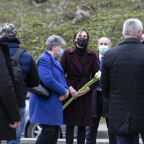 Sostinėje atsisveikinama su anapilin iškeliavusiu K. Glavecku  © P. Peleckio / Fotobanko nuotr.