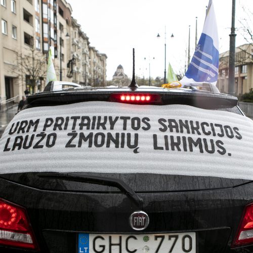 Sanatorijos „Belorus“ darbuotojų protestas Vilniuje  © P. Peleckio / Fotobanko nuotr.