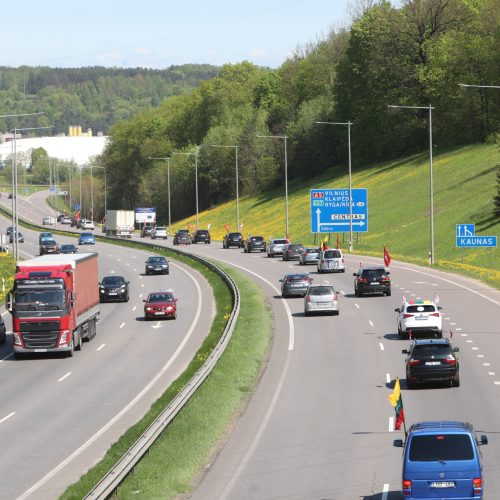 Kauniečiai prisijungė prie bendros „Didžiojo šeimos gynimo maršo“ kolonos  © Laimučio Brundzos, Aliaus Koroliovo ir redakcijos nuotr.