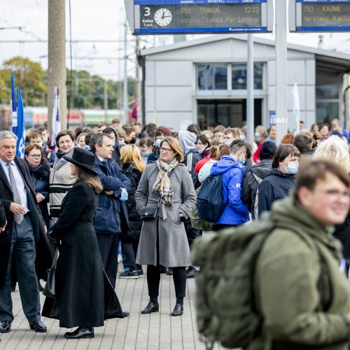 Holokausto pradžios Lietuvoje 80-ųjų metinių minėjimas  © P. Peleckio / Fotobanko nuotr.