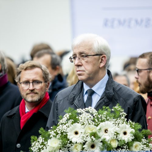 Holokausto pradžios Lietuvoje 80-ųjų metinių minėjimas  © P. Peleckio / Fotobanko nuotr.