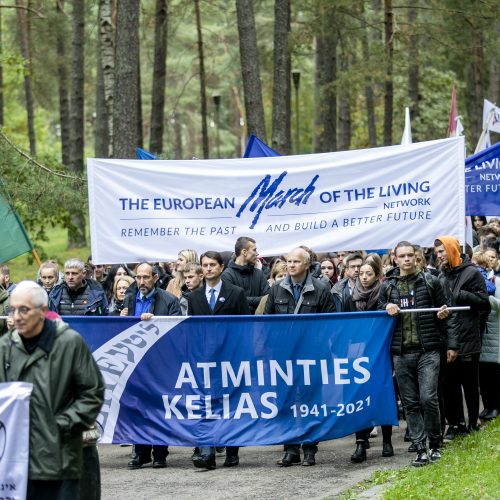 Holokausto pradžios Lietuvoje 80-ųjų metinių minėjimas  © P. Peleckio / Fotobanko nuotr.