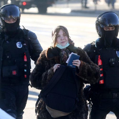 Maskvos teisme sprendžiama dėl A. Navalno laisvės atėmimo bausmės  © Scanpix nuotr.