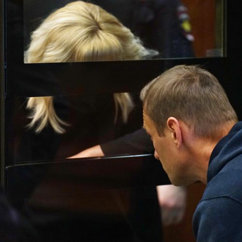 Maskvos teisme sprendžiama dėl A. Navalno laisvės atėmimo bausmės  © Scanpix nuotr.