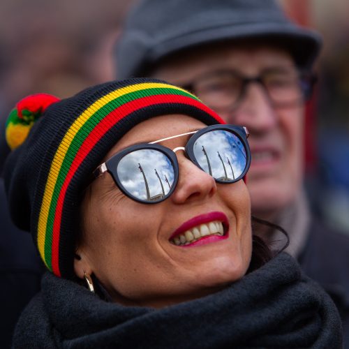 Šventinis trijų Baltijos valstybių pakėlimo ceremonija ir trispalvės nešimas   © Irmanto Gelūno / Fotobanko nuotr.