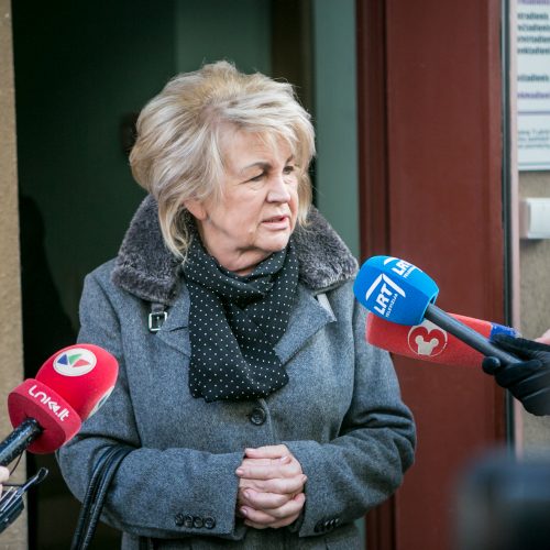 N. Venckienė iš Kauno tardymo izoliatoriaus išėjo į laisvę  © Vilmanto Raupelio nuotr.