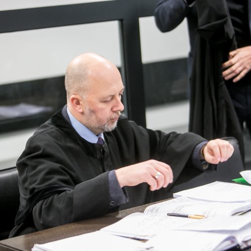 H. Daktaro teismas dėl galimybės išeiti anksčiau  © Vilmanto Raupelio nuotr.