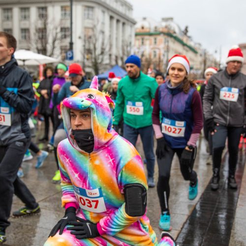 2019-ųjų kalėdinis Vilniaus bėgimas  © I. Gelūno / Fotobanko nuotr.