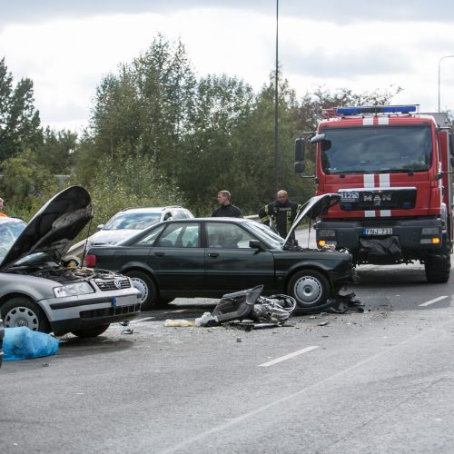 Per didžiulę avariją Ateities plente žuvo žmogus  © Vilmanto Raupelio nuotr.