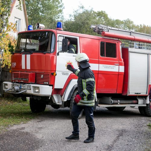 Per gaisrą Kaune nukentėjo du žmonės  © Vilmanto Raupelio nuotr.