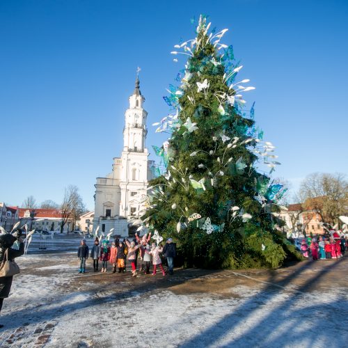 Kauniečiai leidžia laiką stebuklingame Kalėdų sode  © Vilmanto Raupelio nuotr.