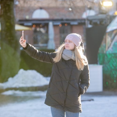 Kauniečiai leidžia laiką stebuklingame Kalėdų sode  © Vilmanto Raupelio nuotr.