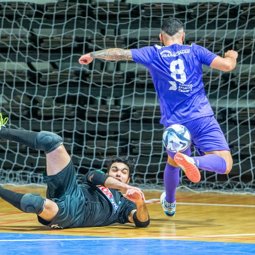 „Kauno Žalgiris“ – „Vikingai“ 8:0 | Futsalo A lyga