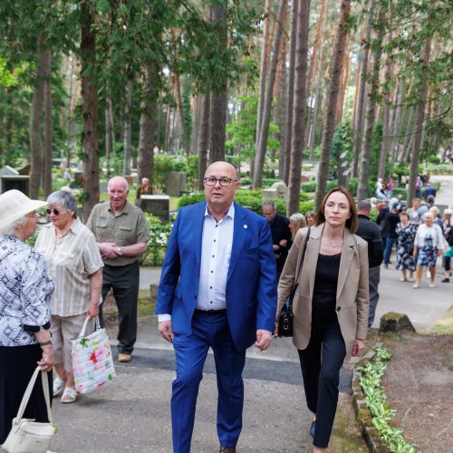 A. Adamkienė Kaune atgulė amžinojo poilsio  © Justinos Lasauskaitės, E. Ovčarenko/BNS nuotr.