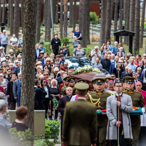 A. Adamkienė Kaune atgulė amžinojo poilsio  © Justinos Lasauskaitės, E. Ovčarenko/BNS nuotr.