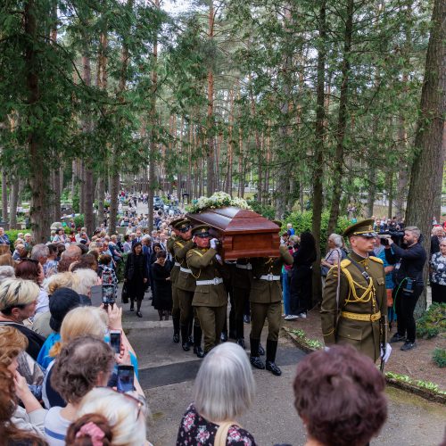 A. Adamkienė Kaune atgulė amžinojo poilsio  © Justinos Lasauskaitės, E. Ovčarenko/BNS nuotr.