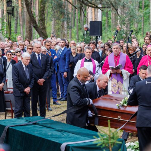 A. Adamkienė Kaune atgulė amžinojo poilsio  © Justinos Lasauskaitės, E. Ovčarenko/BNS nuotr.