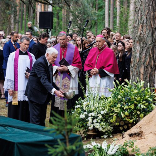 A. Adamkienė Kaune atgulė amžinojo poilsio  © Justinos Lasauskaitės, E. Ovčarenko/BNS nuotr.