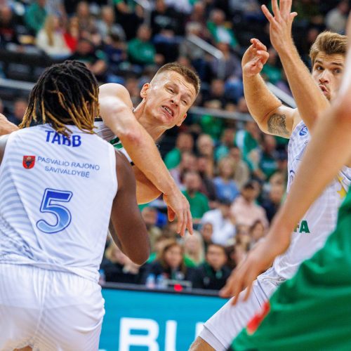 LKL: Kauno „Žalgiris“ – Pasvalio „Pieno žvaigždės“ <span style=color:red;>(78:68)</span>  © T. Biliūno/BNS nuotr.
