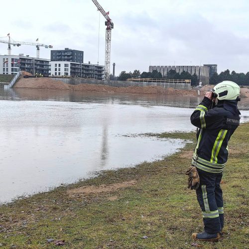 Kaune į Nerį nuo tilto įkrito jaunuolis  © Regimanto Zakšensko nuotr.