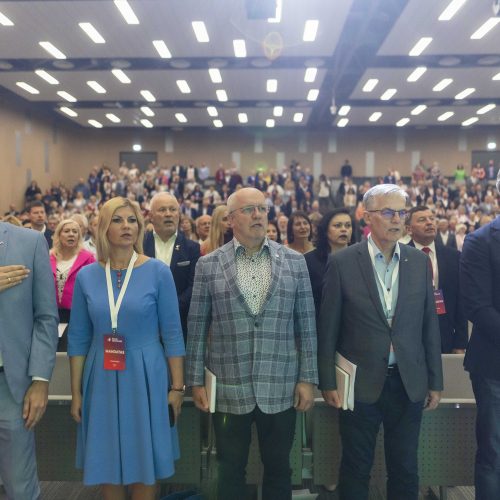 Lietuvos socialdemokratų partijos suvažiavimas  © I. Gelūno/BNS nuotr.