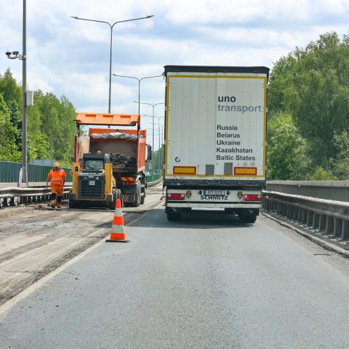 Spūstys važiuojant iš Kauno į Vilnių  © T. Biliūno/BNS nuotr.