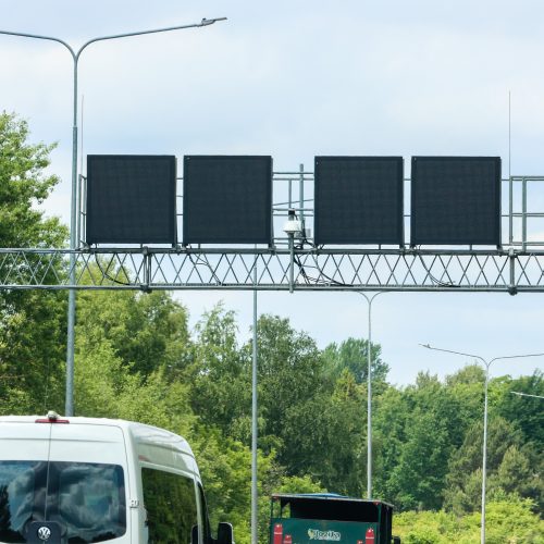 Spūstys važiuojant iš Kauno į Vilnių  © T. Biliūno/BNS nuotr.