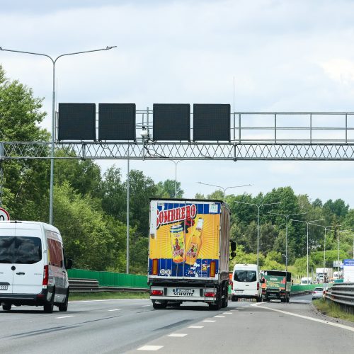 Spūstys važiuojant iš Kauno į Vilnių  © T. Biliūno/BNS nuotr.