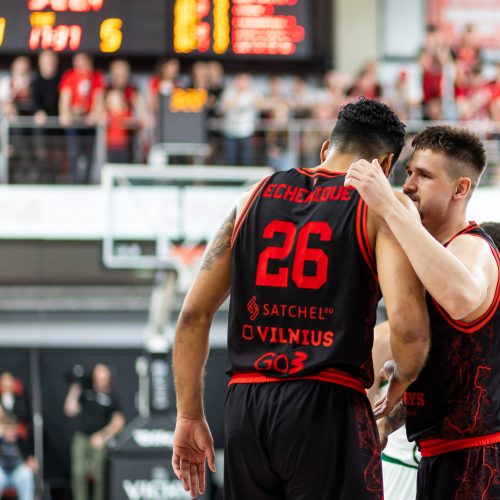 Antroji LKL finalo dvikova: Vilnius „Rytas“ – Kauno „Žalgiris“ <span style=color:red;>(94:71)</span>  © Ž. Gedvilos/BNS nuotr.