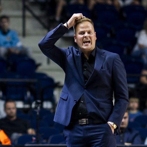 LKL rungtynės: „Wolves“ – „Gargždai“  © I. Gelūno/BNS nuotr.