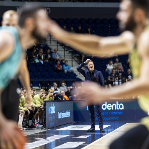 LKL rungtynės: „Wolves“ – „Gargždai“  © I. Gelūno/BNS nuotr.