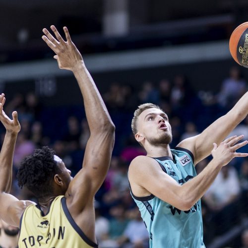 LKL rungtynės: „Wolves“ – „Gargždai“  © I. Gelūno/BNS nuotr.