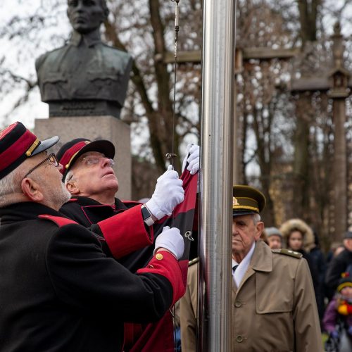 Kauniečiai švenčia Vasario 16-ąją   © Laimučio Brundzos, Kauno miesto savivaldybės nuotr.