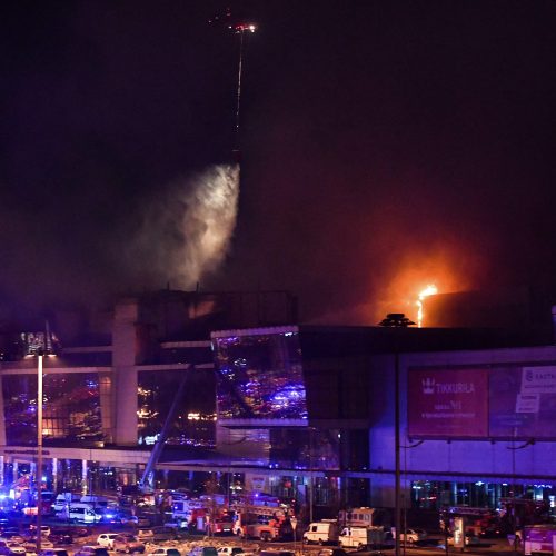 Maskvos koncertų salėje – didžiulis išpuolis  © Scanpix nuotr.