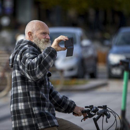 A. Astrauskaitės mitingas prieš pandemijos valdymą Vilniuje  © R. Lukoševičiaus/Fotobanko nuotr.