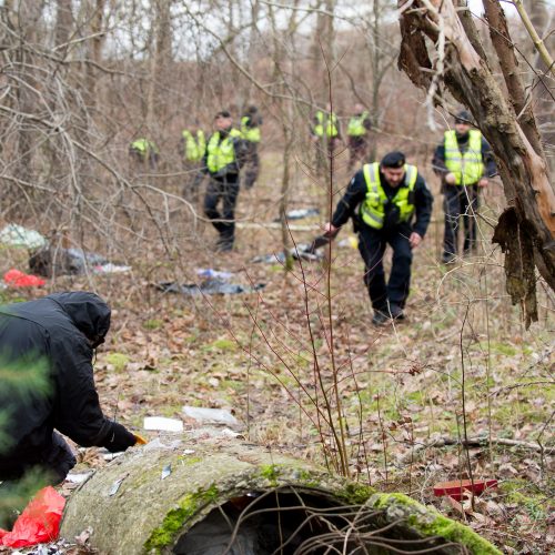 Galimai pagrobtos mergaitės paieška Vilniuje  © Butauto Barausko, I. Gelūno / Fotobanko nuotr.