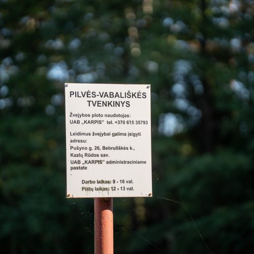Kazlų Rūdos tvenkinyje išgaišo žuvys  © Regimanto Zakšensko, feisbuko nuotr.