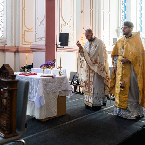 Konstantinopolio patriarchato kunigų mišios  © G. Skaraitienės/BNS nuotr.