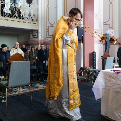 Konstantinopolio patriarchato kunigų mišios  © G. Skaraitienės/BNS nuotr.