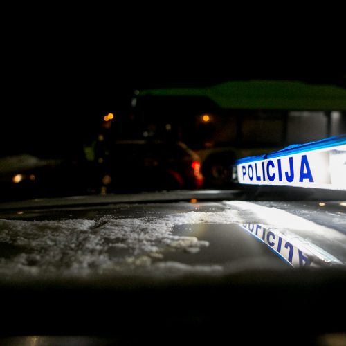 Kauno kelių policijos reidas, ieškant neblaivių vairuotojų  © Vilmanto Raupelio nuotr.