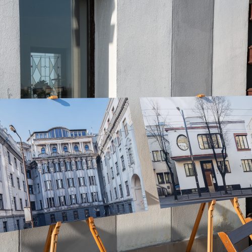 Kauno tarpukario architektūros įtraukimo Į UNESCO paveldo sąrašą pristatymas  © Regimanto Zakšensko nuotr.