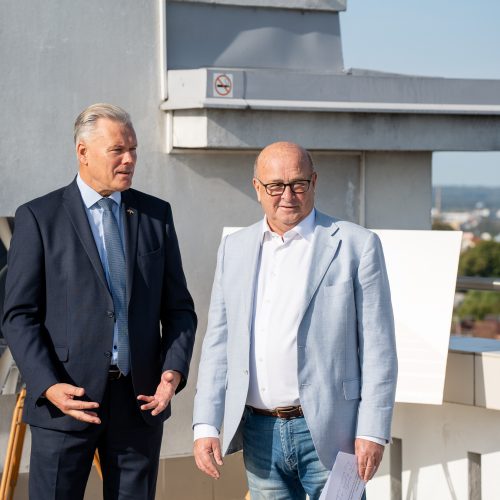 Kauno tarpukario architektūros įtraukimo Į UNESCO paveldo sąrašą pristatymas  © Regimanto Zakšensko nuotr.