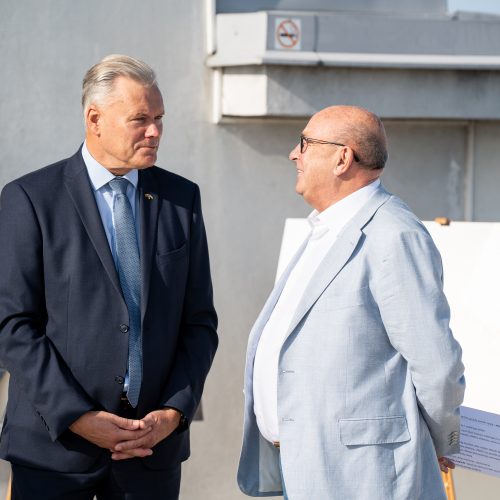 Kauno tarpukario architektūros įtraukimo Į UNESCO paveldo sąrašą pristatymas  © Regimanto Zakšensko nuotr.